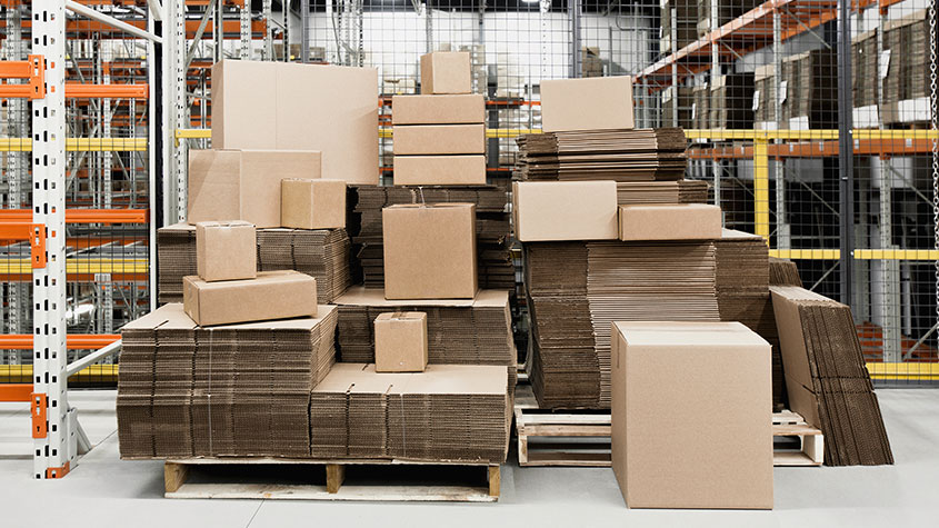 Cascades regular boxes corrugated for the e-commerce