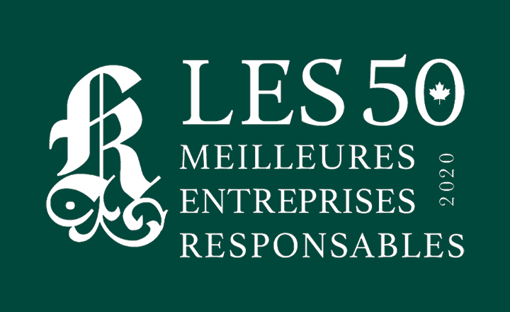 logo des 50 meilleures entreprises responsables au Canada