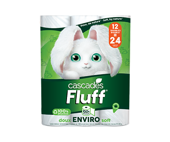 Bathroom Tissue Paper Cascades Fluff Enviro