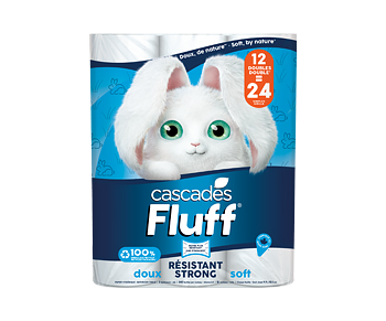 Bathroom Tissue Paper Cascades Fluff Strong