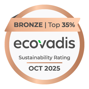 Médaille EcoVadis bronze Top 35 %