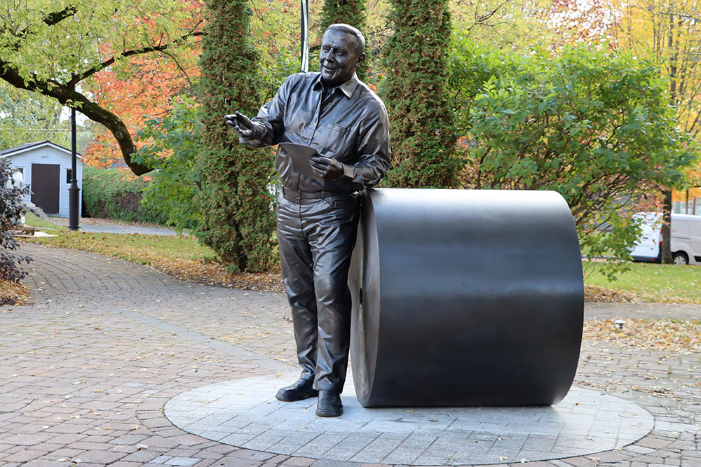 Oeuvre de bronze d'Alain Lemaire