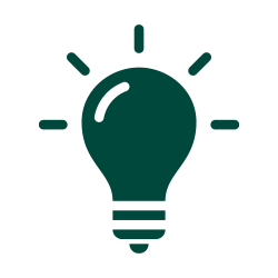 bulb lamp idea icon
